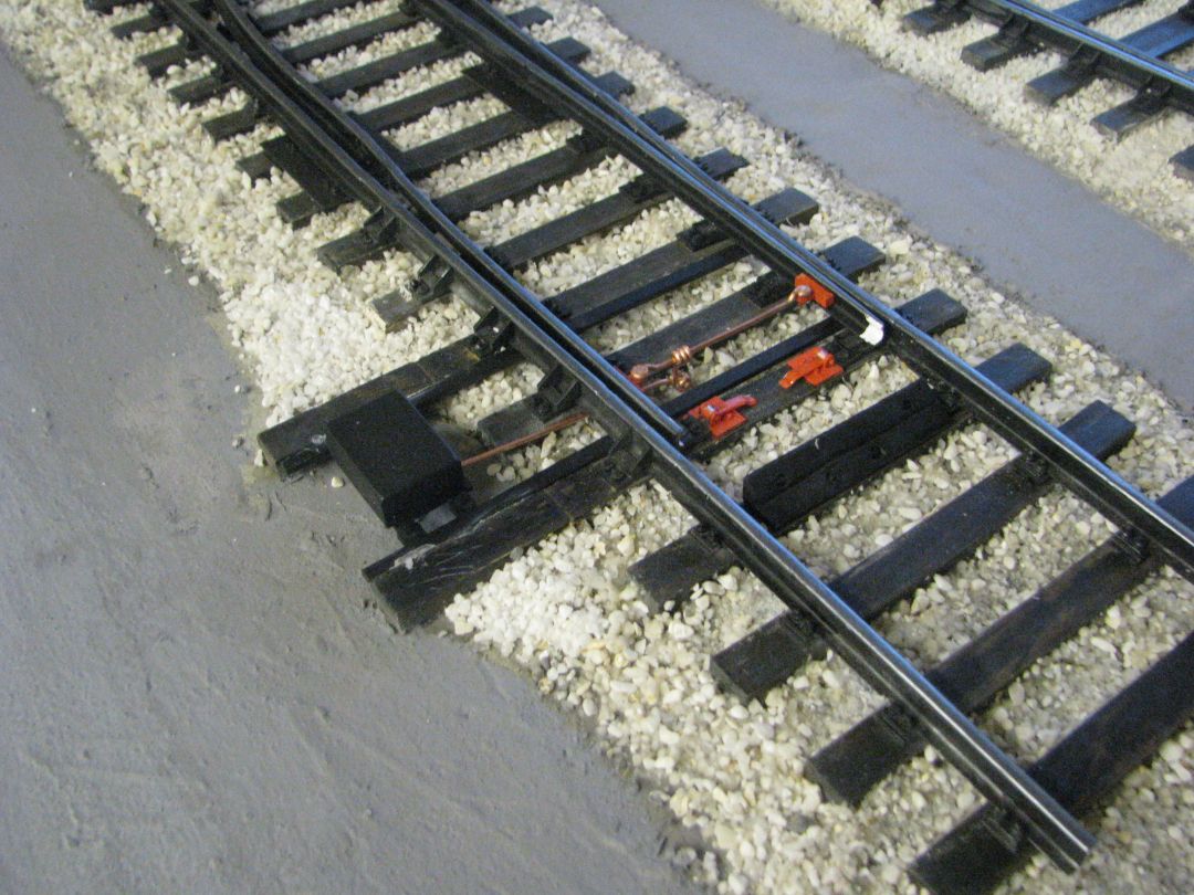 Макет стрелочного перевода