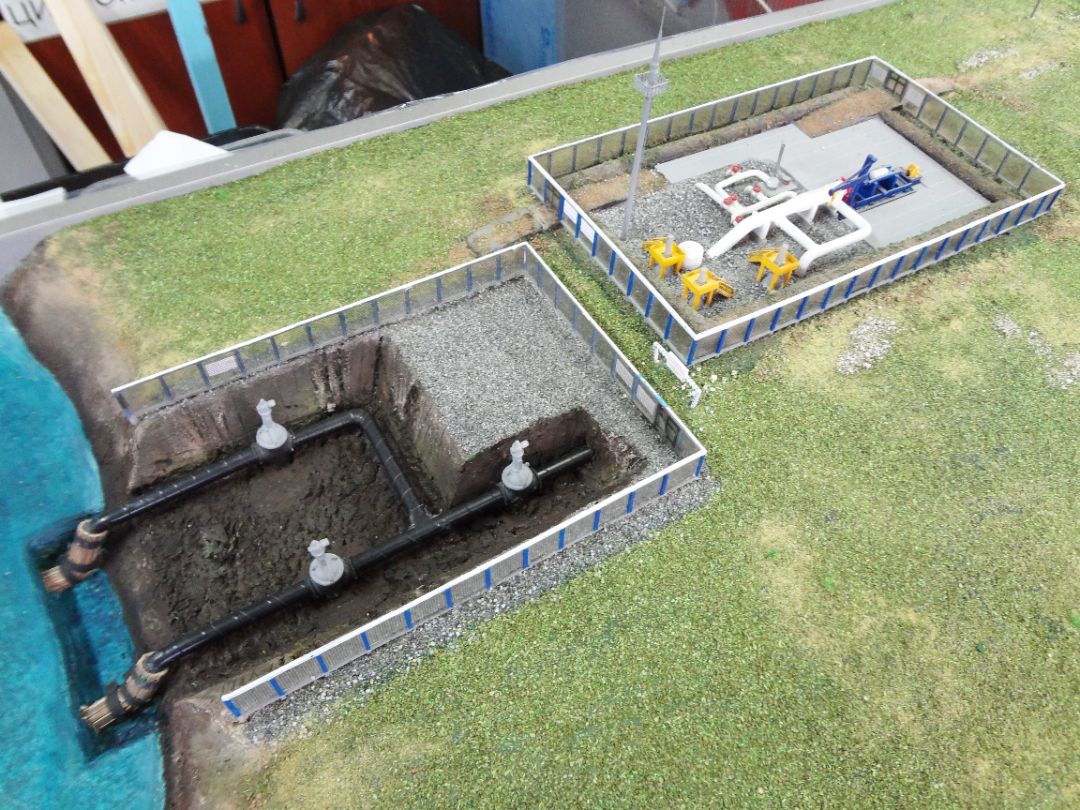 Макет линейной части нефтепровода