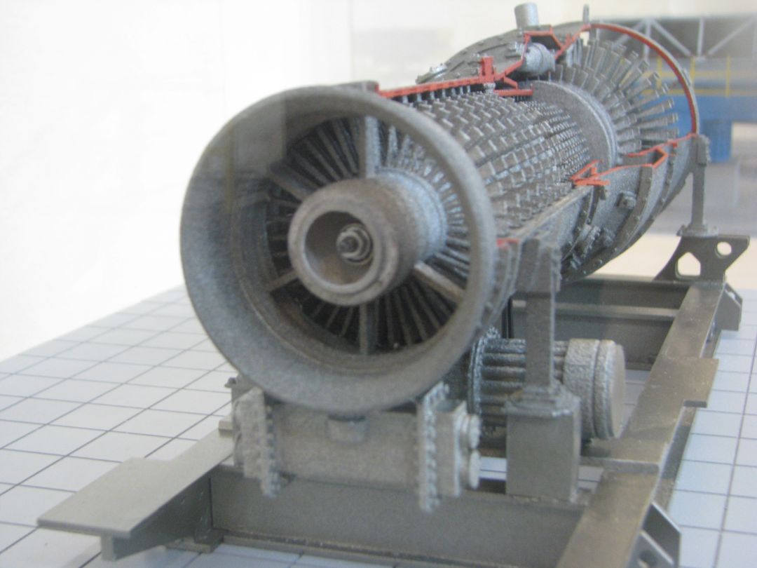 Макет газотурбинного двигателя ГПА