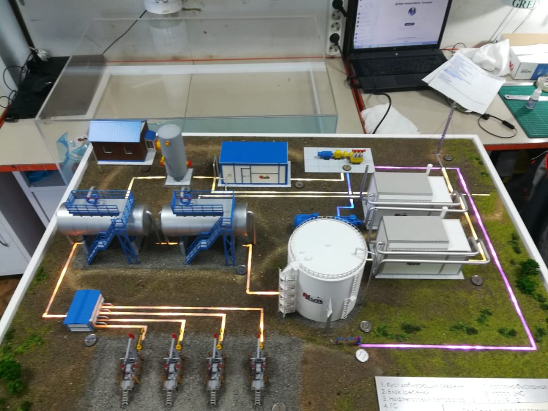 Макет нефтегазовый