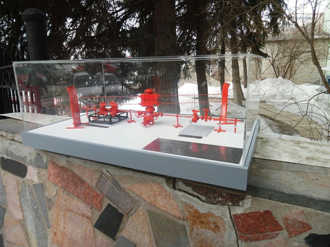 Макет линейной части нефтепровода