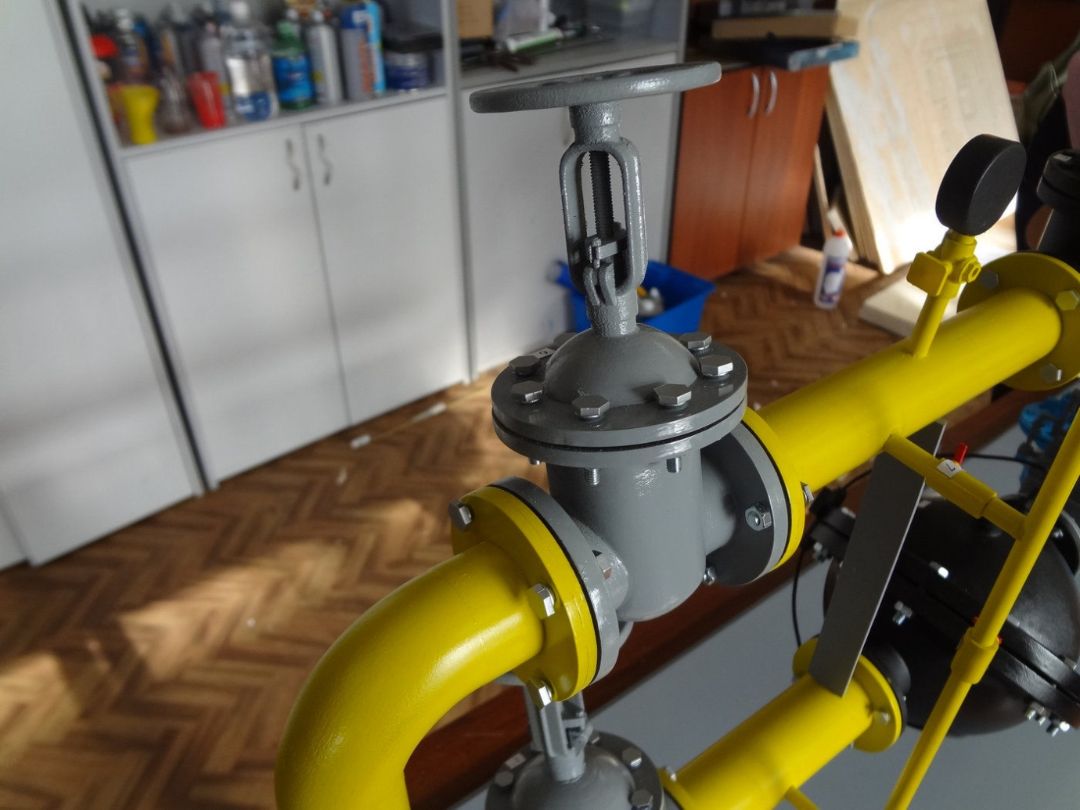 Макет линейной части газопровода