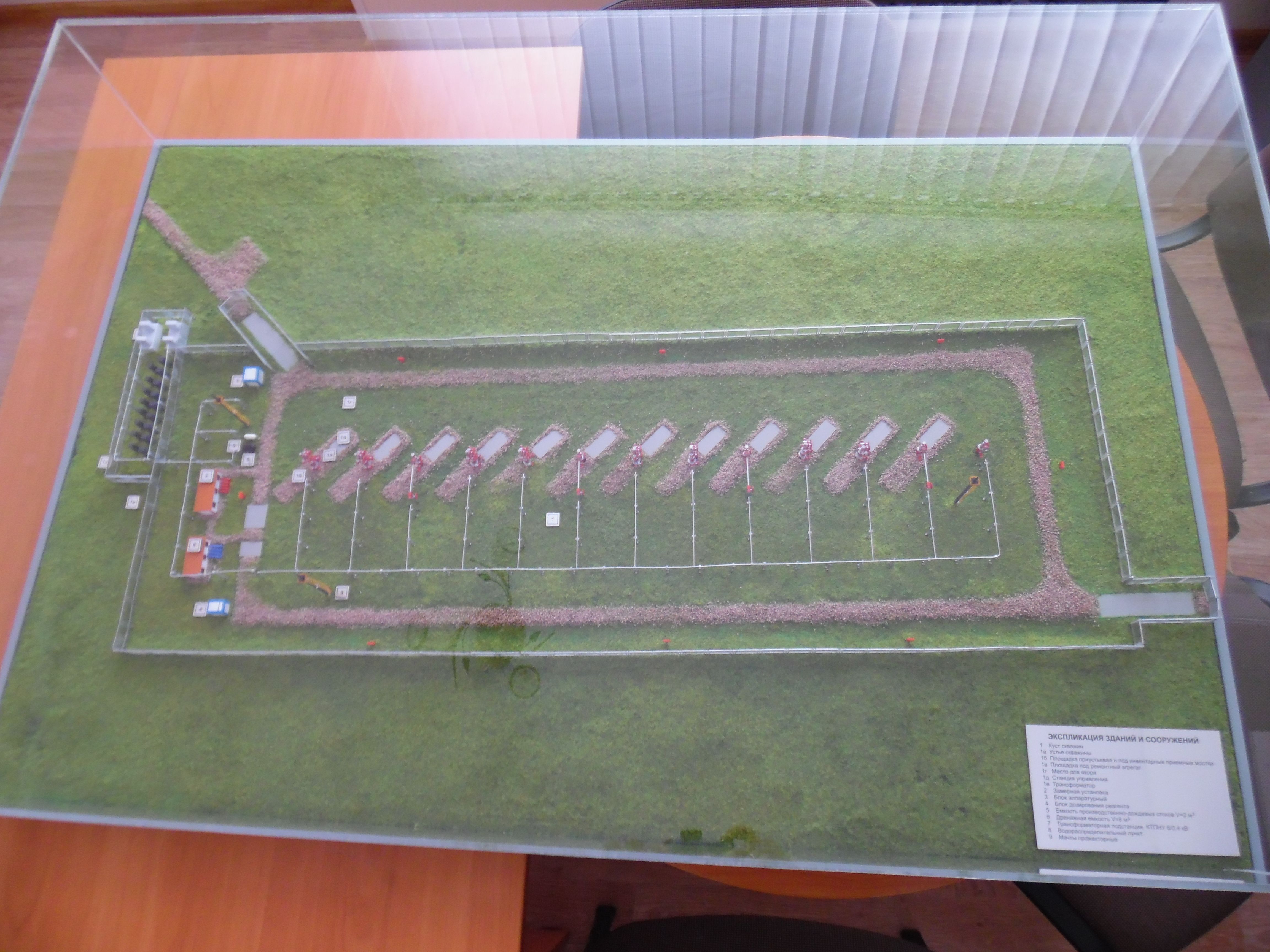 Макет нефтегазового оборудования