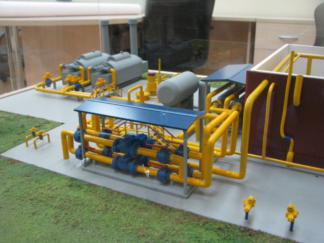 Макет блока подготовки газа