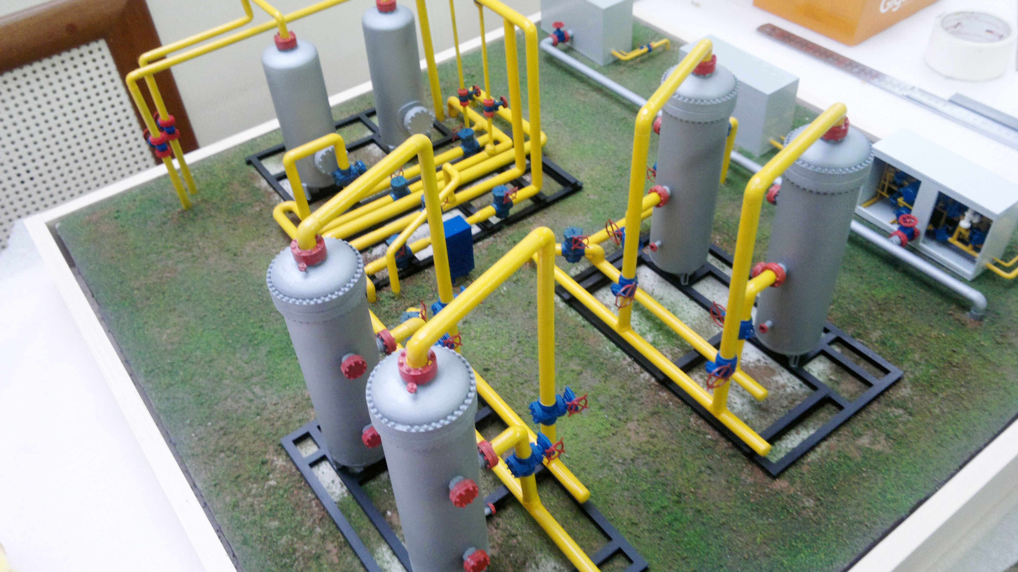 Макет блока подготовки газа