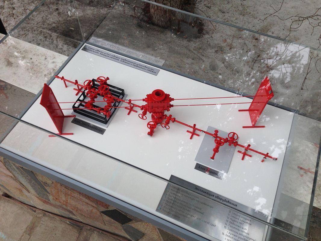 Макет линейной части нефтепровода