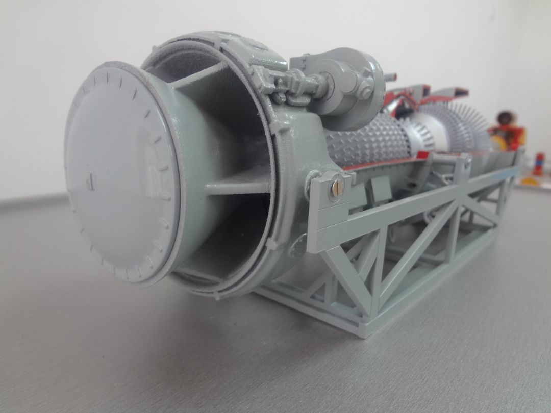 Макет газотурбинного двигателя ГПА