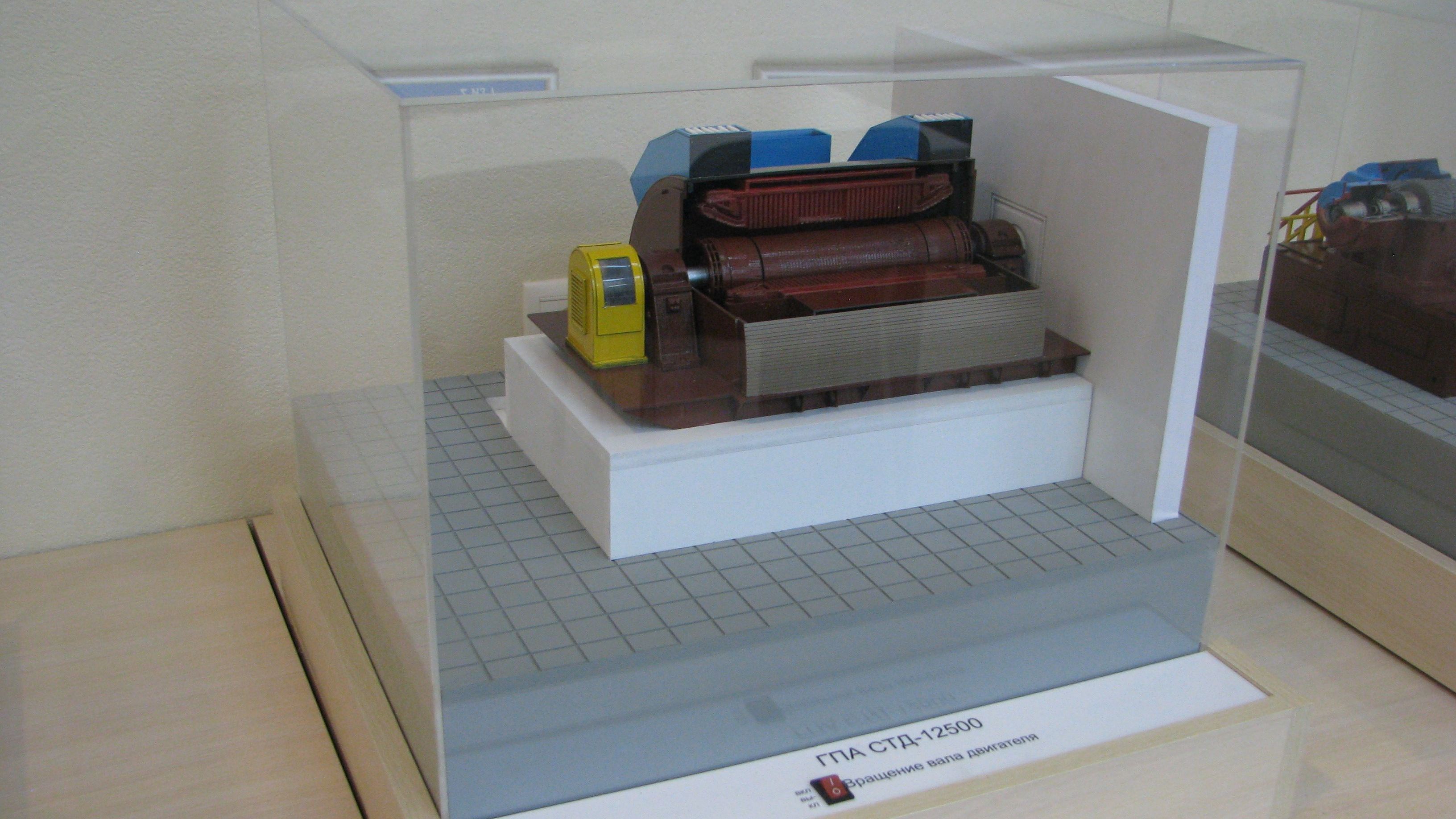 Макет двигателя ГПА