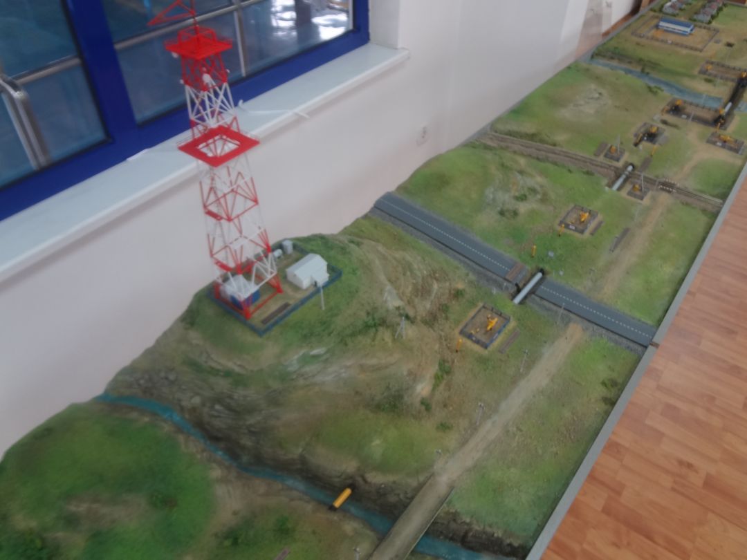 Макет линейной части газопровода