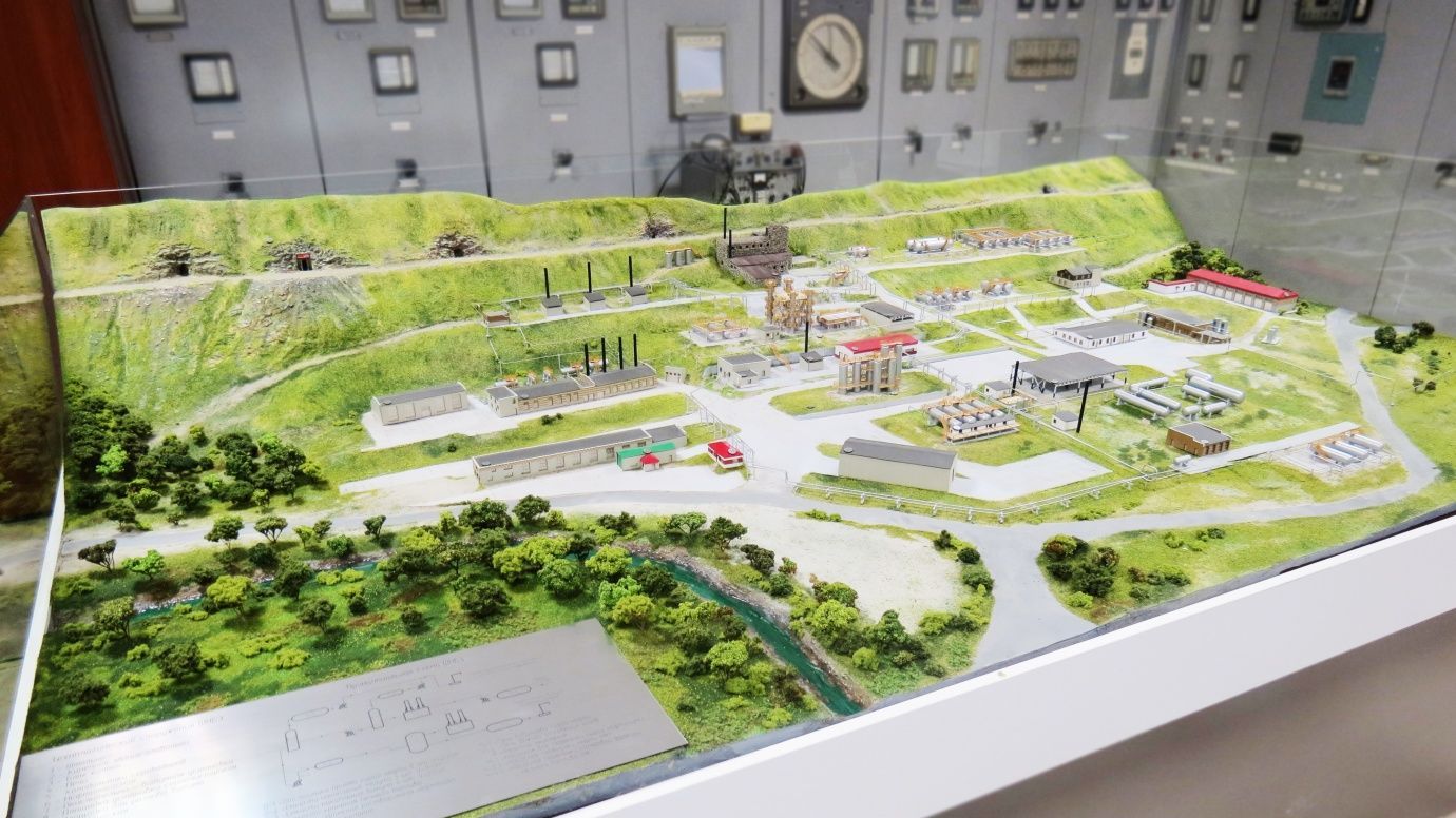 Макет молзавода в Давлеканово