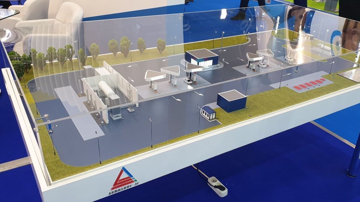 Макет добычи, подготовки нефти
