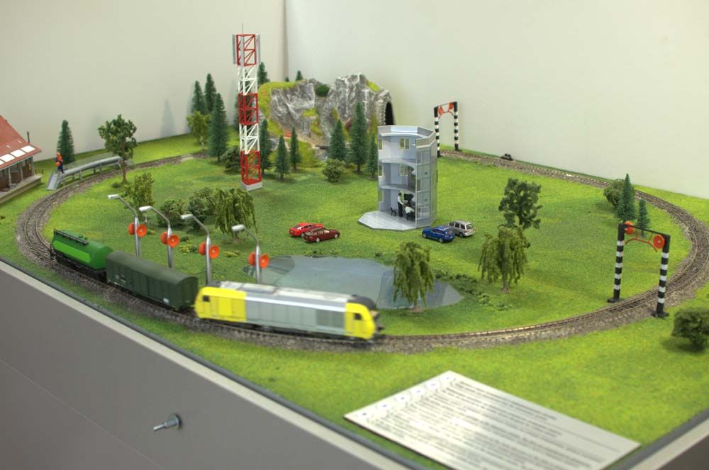 Макет ЖД станции