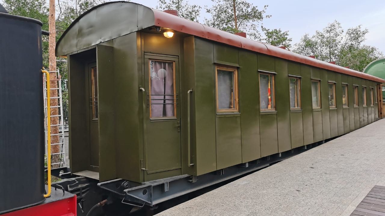 Макет ЖД тележки