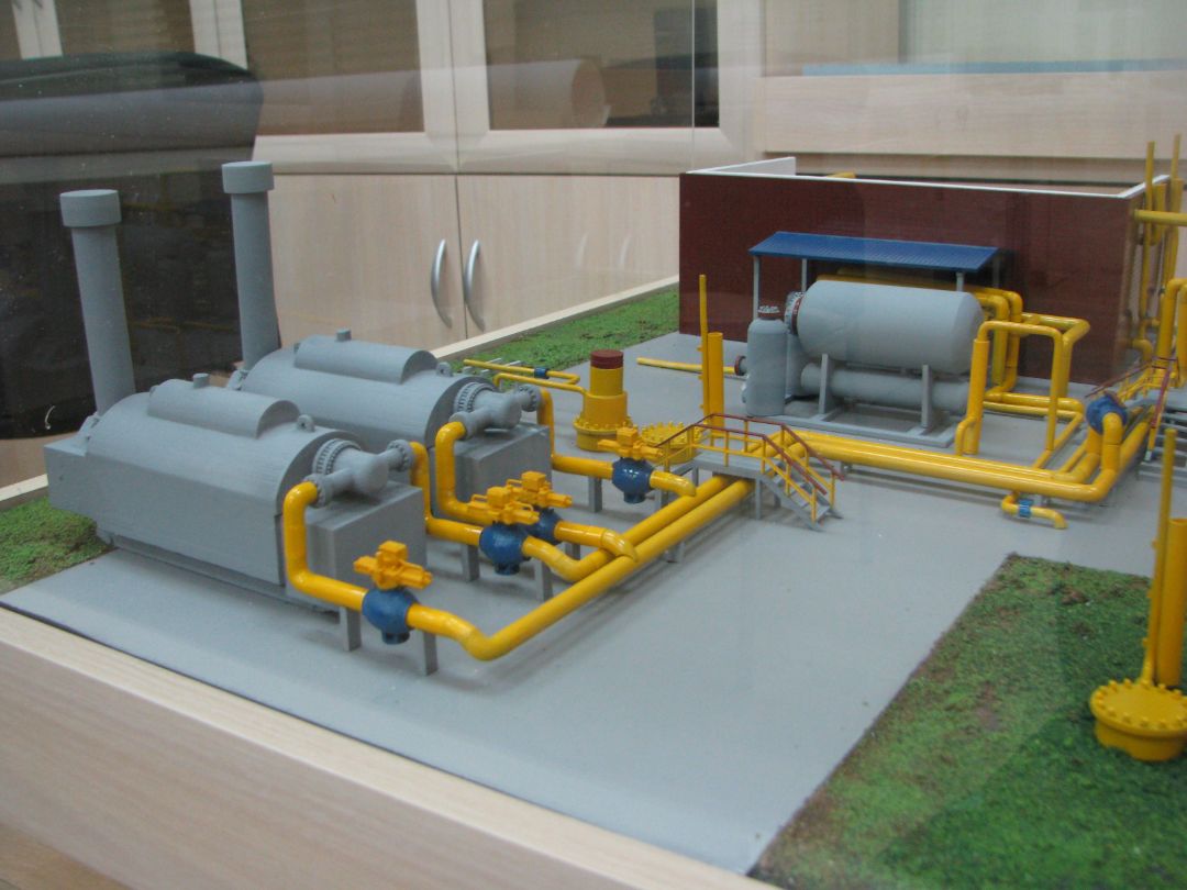 Макет блока подготовки газа