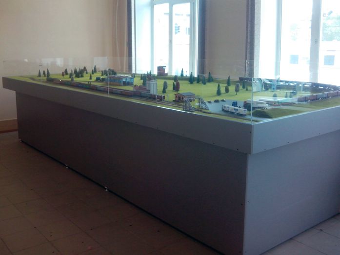 Макет ЖД станции