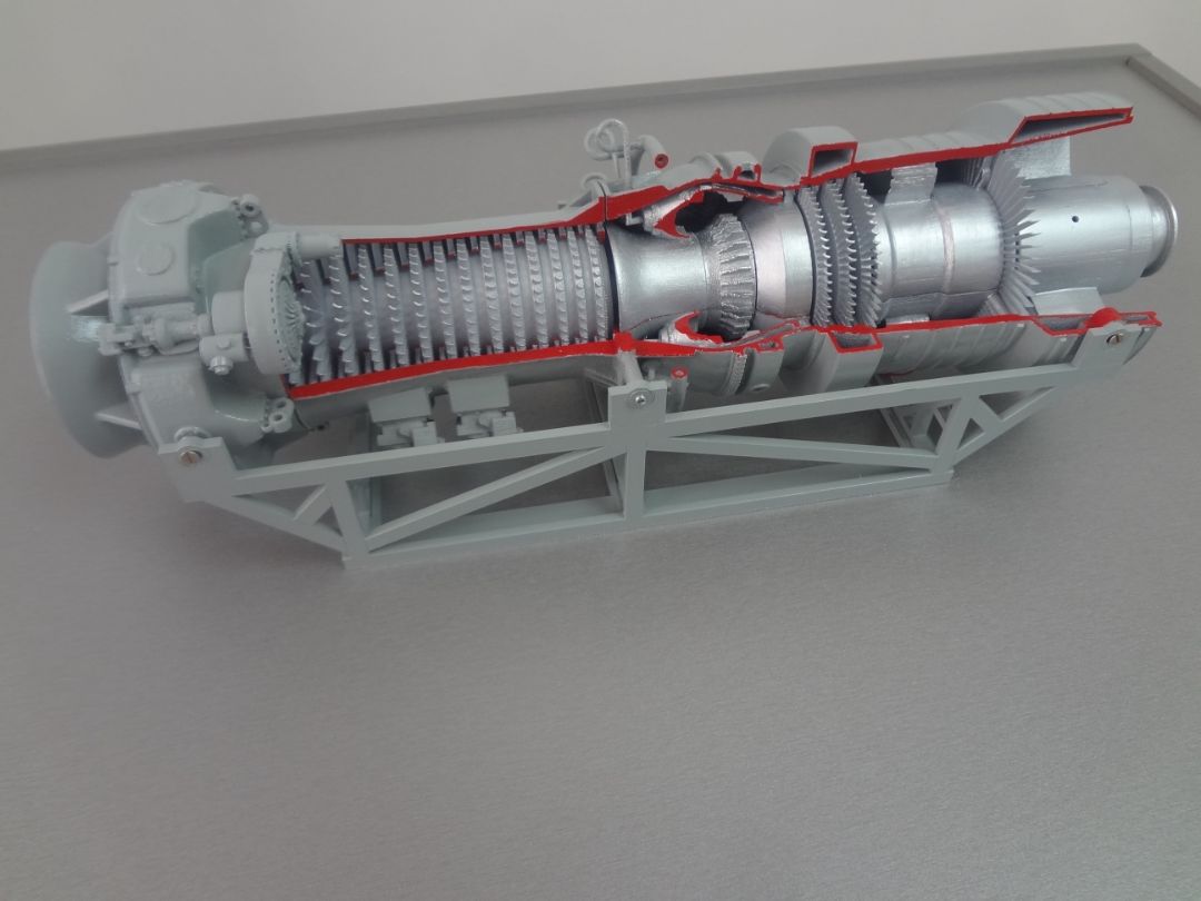 Макет газотурбинного двигателя ГПА