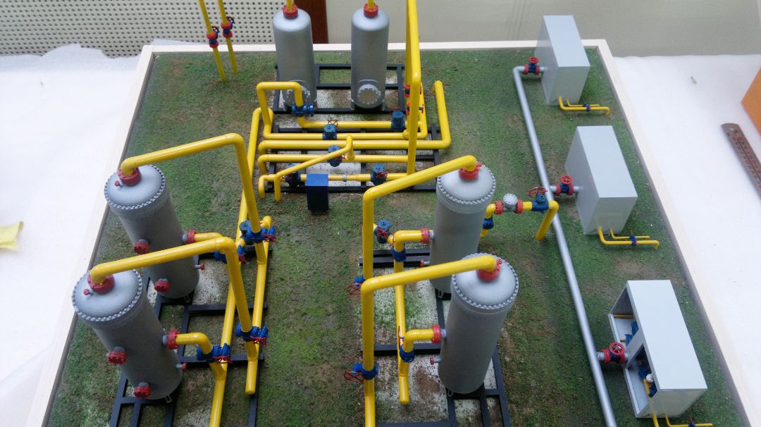 Макет блока подготовки газа