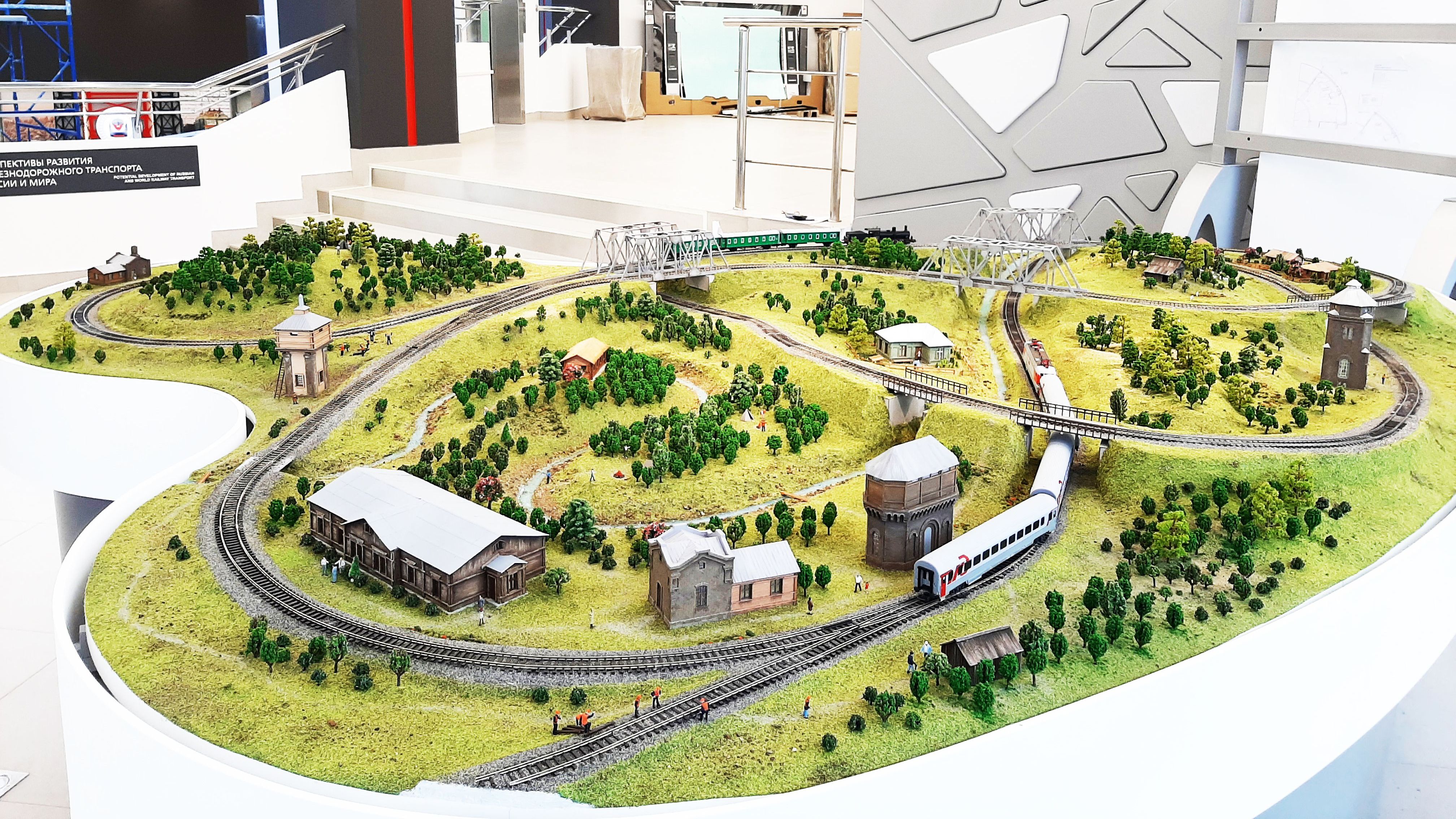 Интерактивный ЖД макет