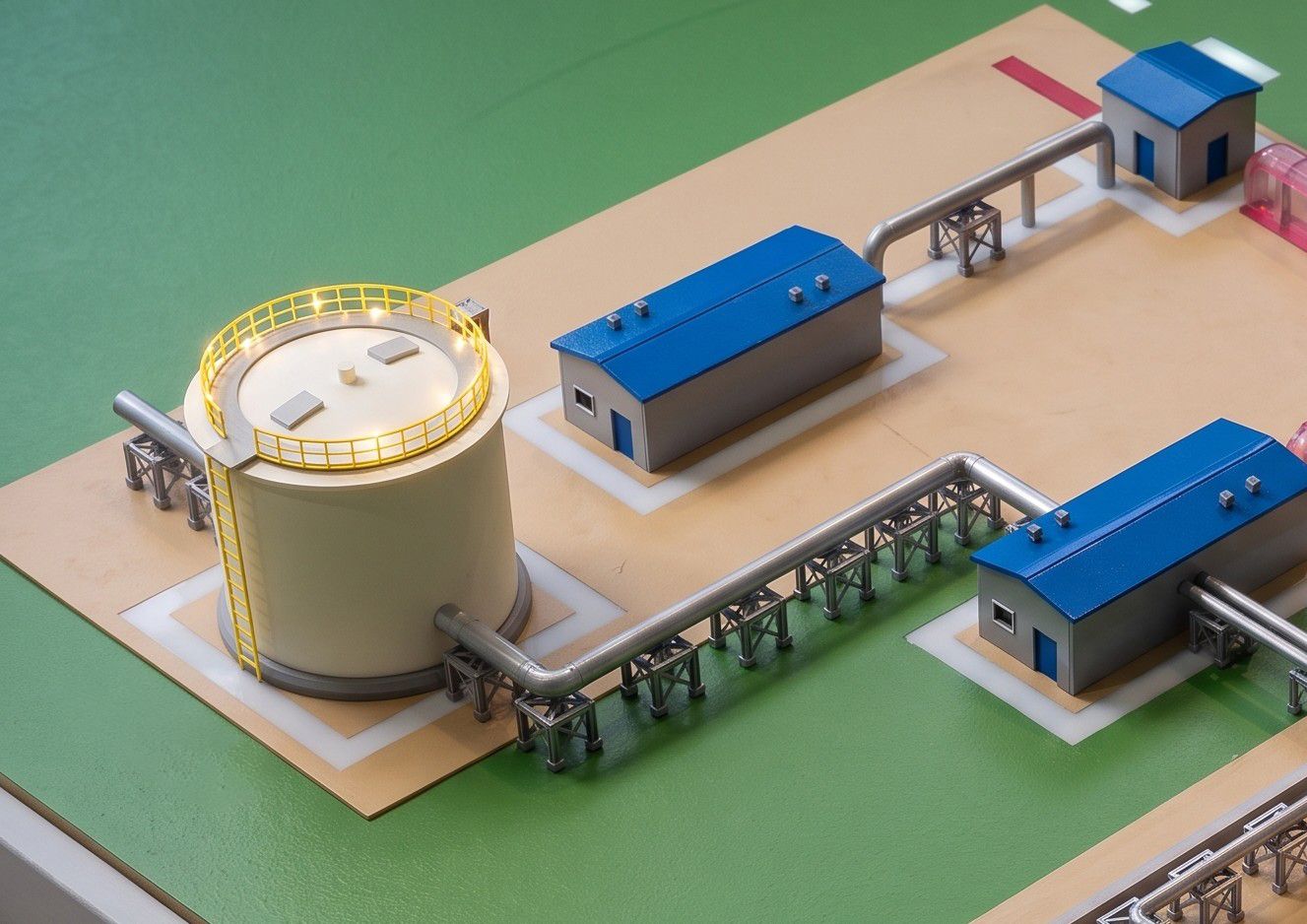 Макет нефтегазового оборудования