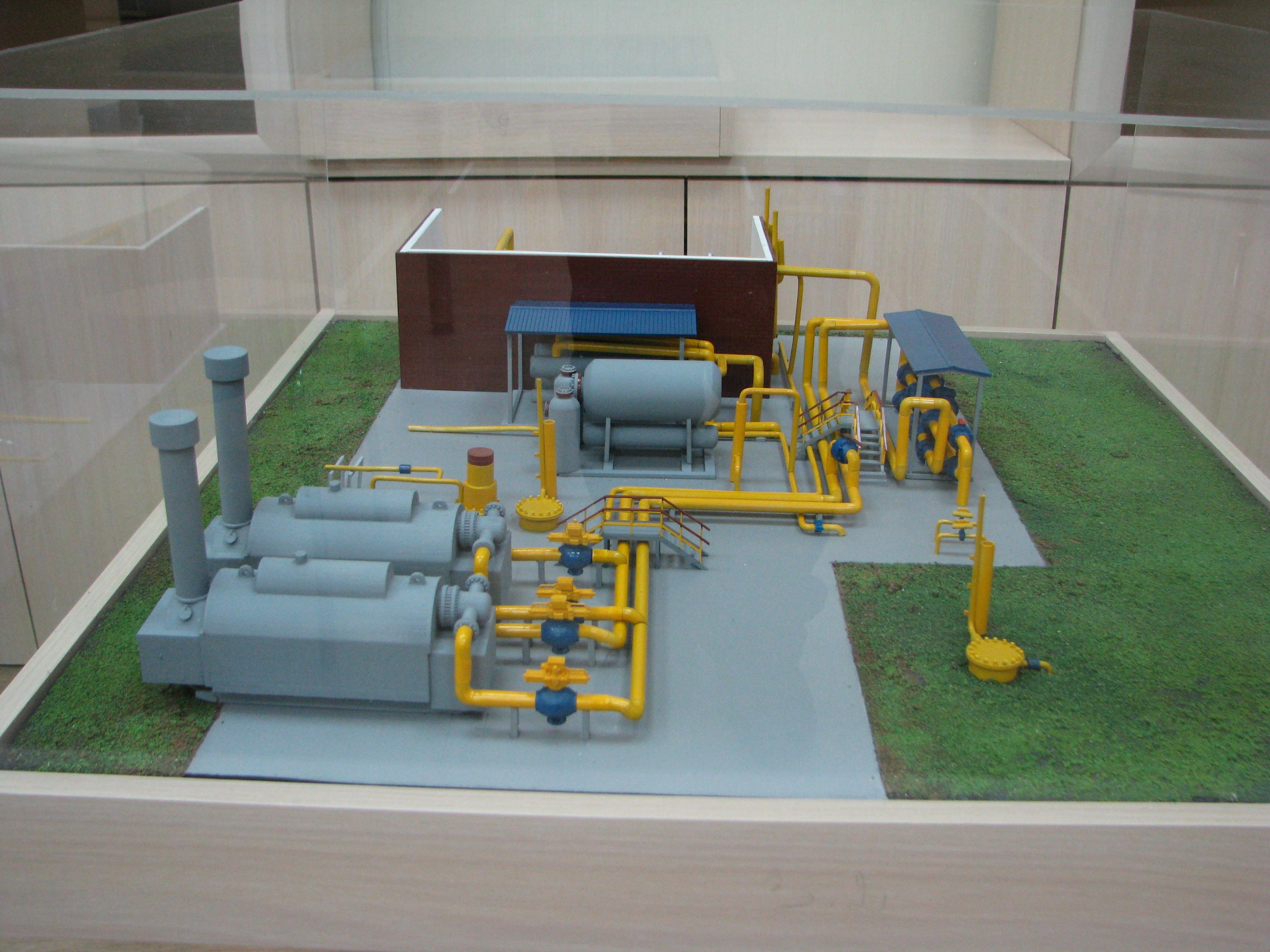 Макет блока подготовки газа