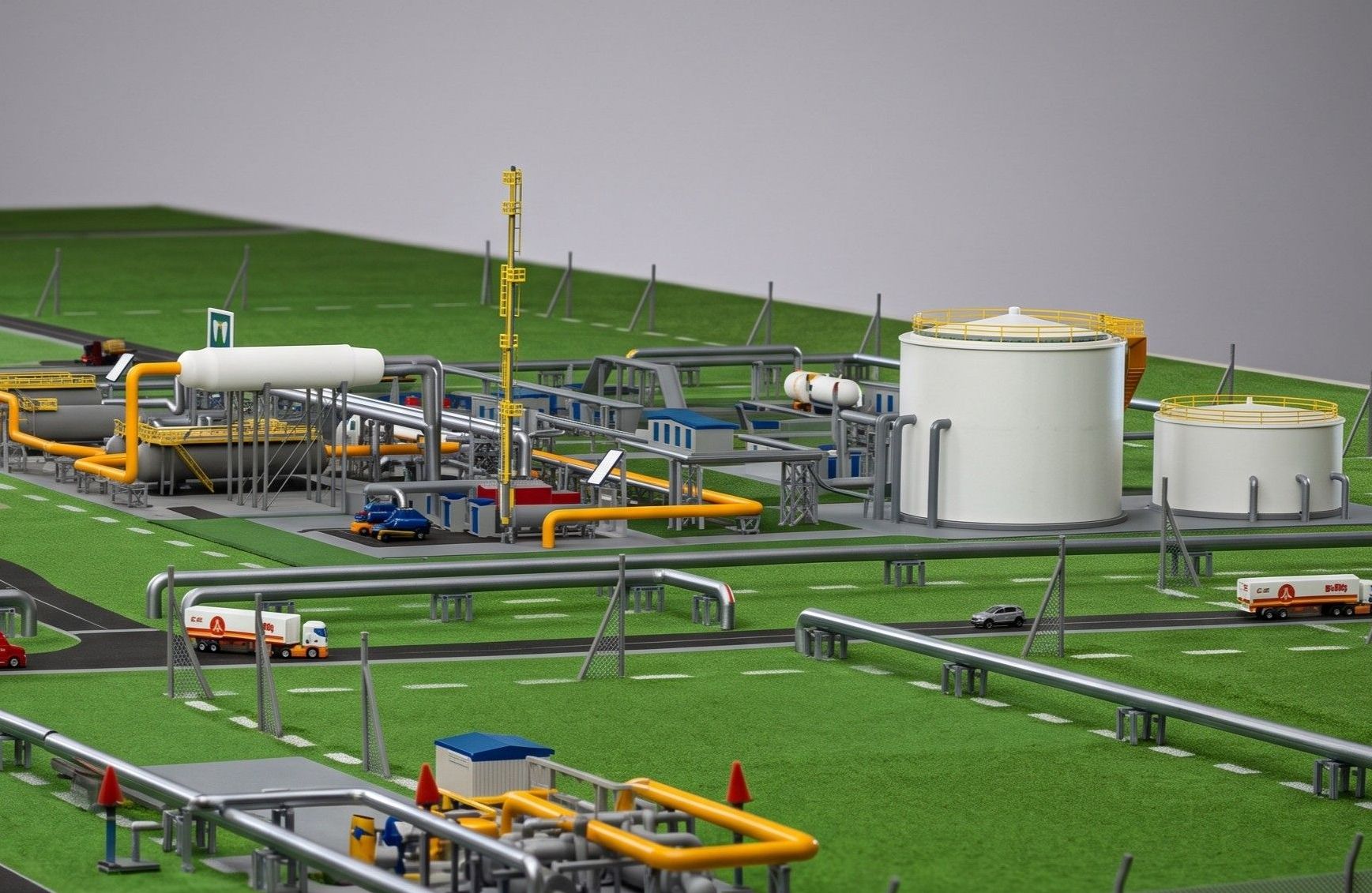 Макет нефтегазового оборудования