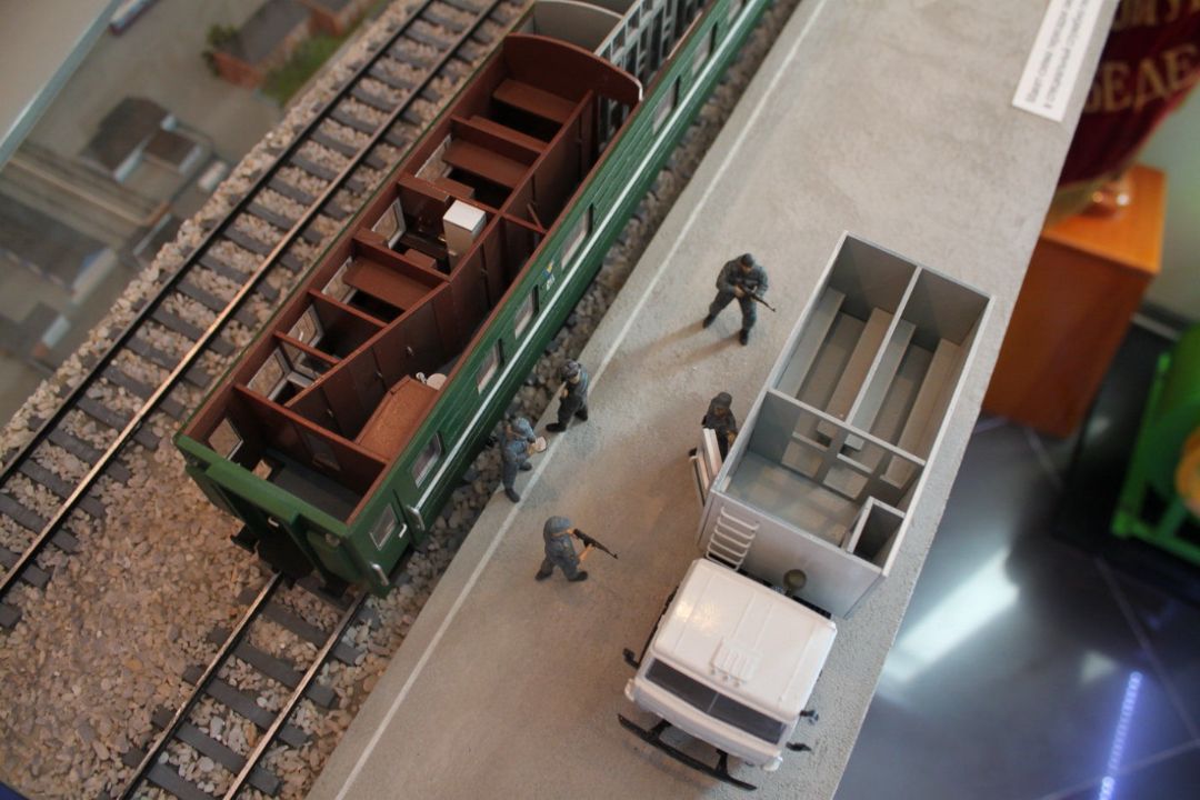 Макет ЖД станции