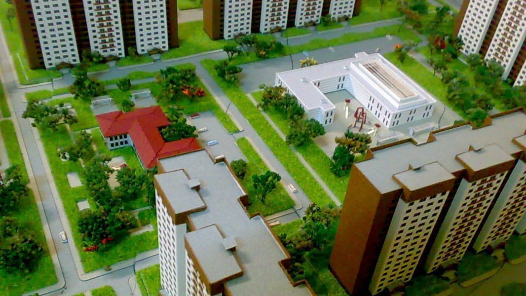 Макет жилого комплекса