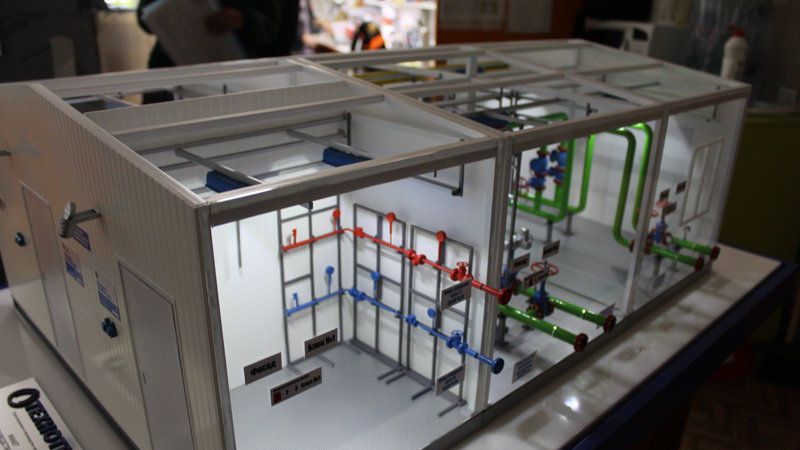 Макет реактивного двигателя