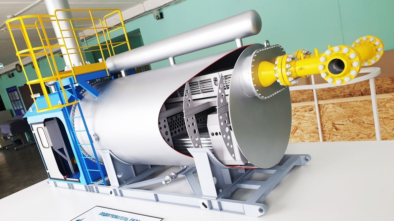 Макет узла приема запуска