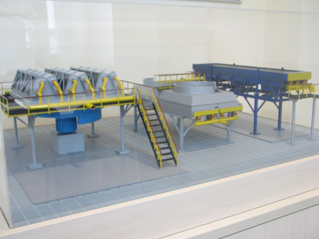 Макет установки охлаждения газа