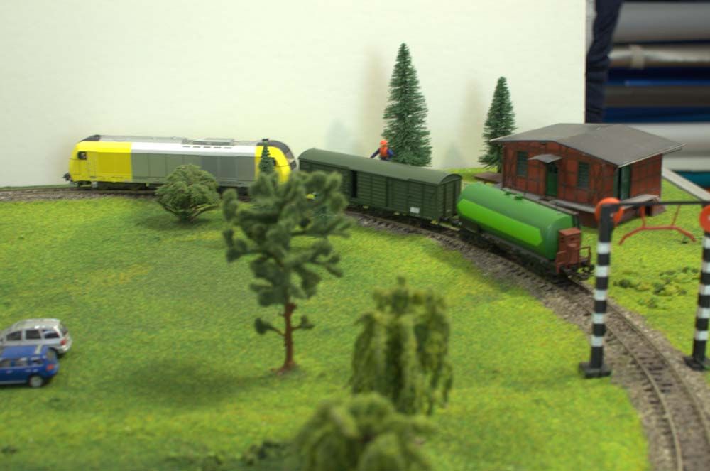 Макет ЖД станции