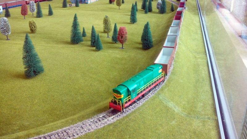 Макет ЖД тележки