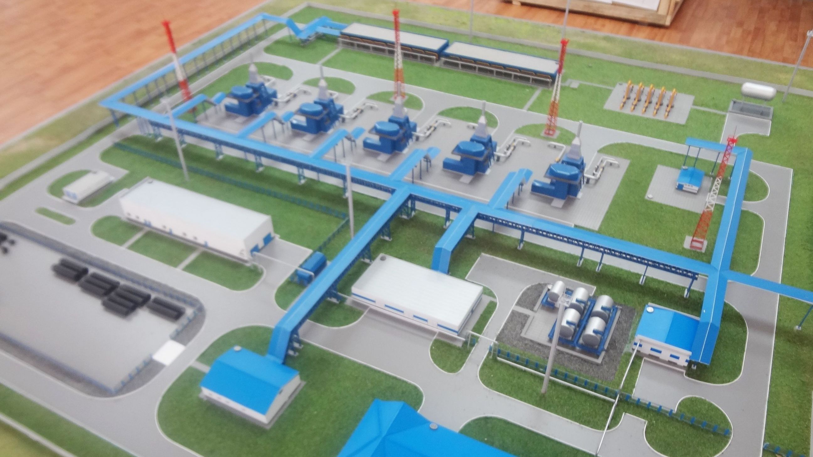 Макет компрессорной станции