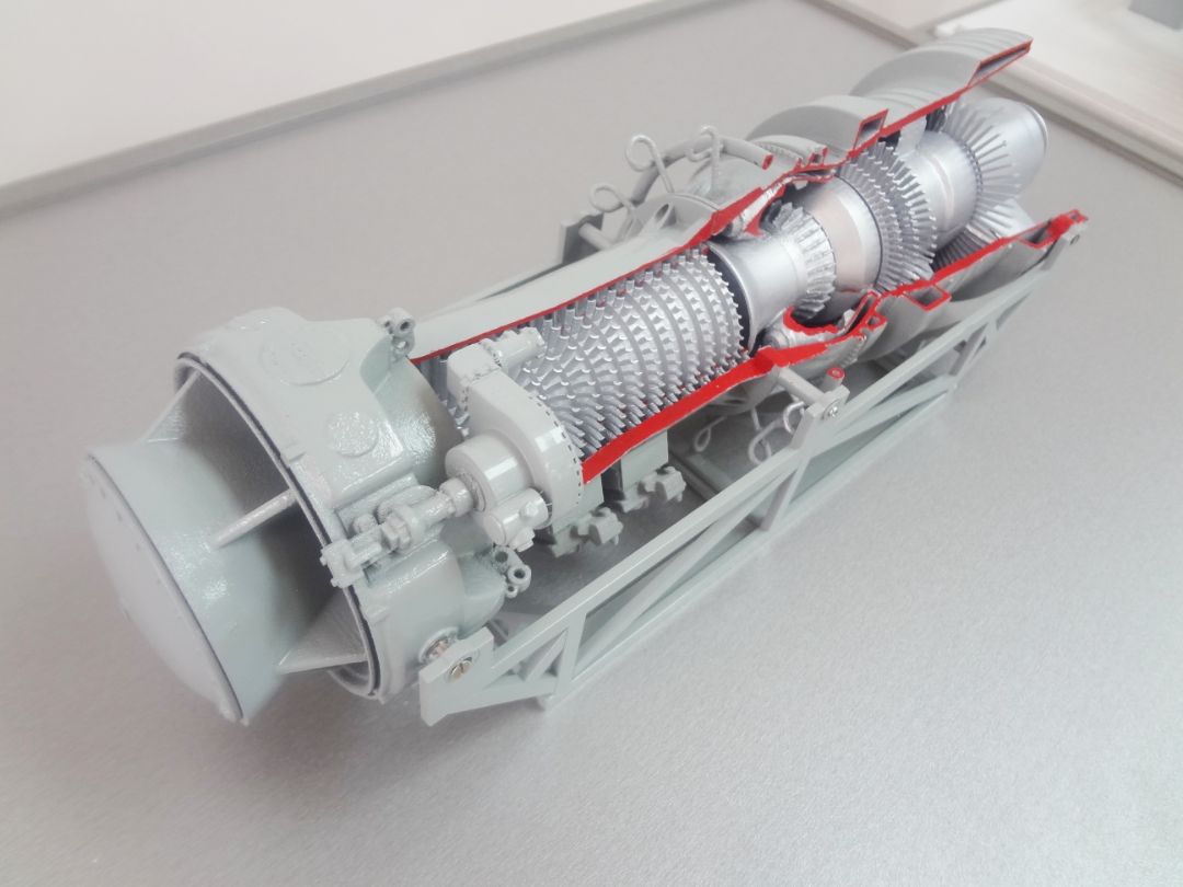 Макет газотурбинного двигателя ГПА