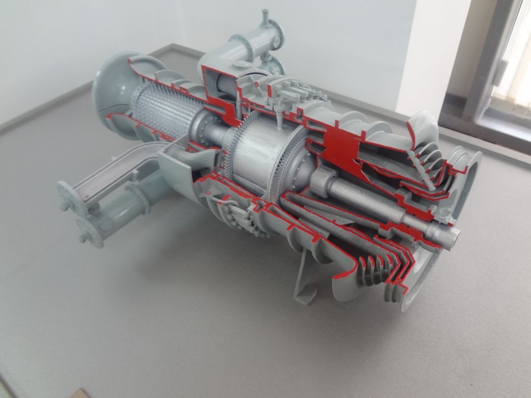 Макет газотурбинного двигателя ГПА