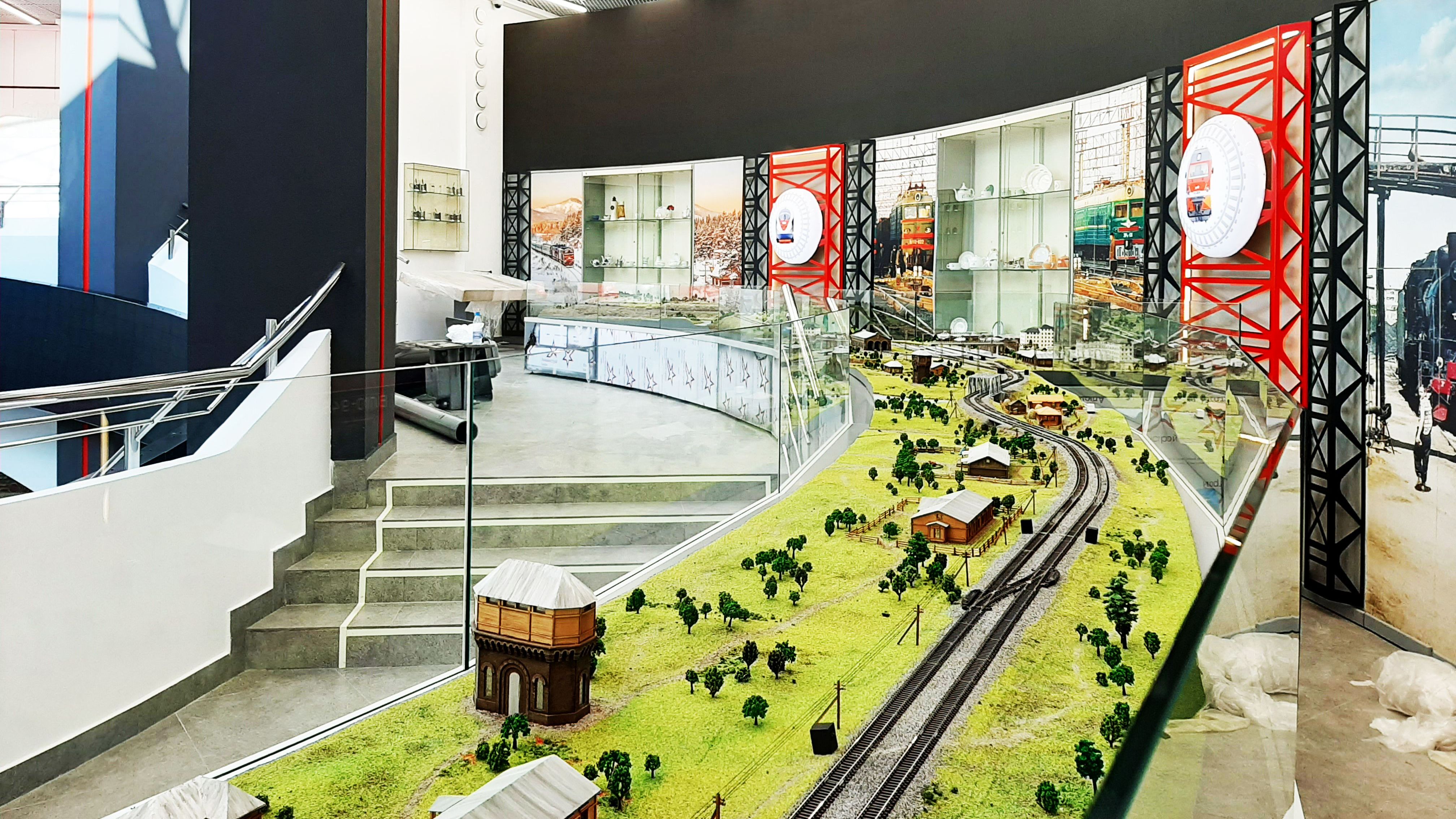 Действующий ЖД макет