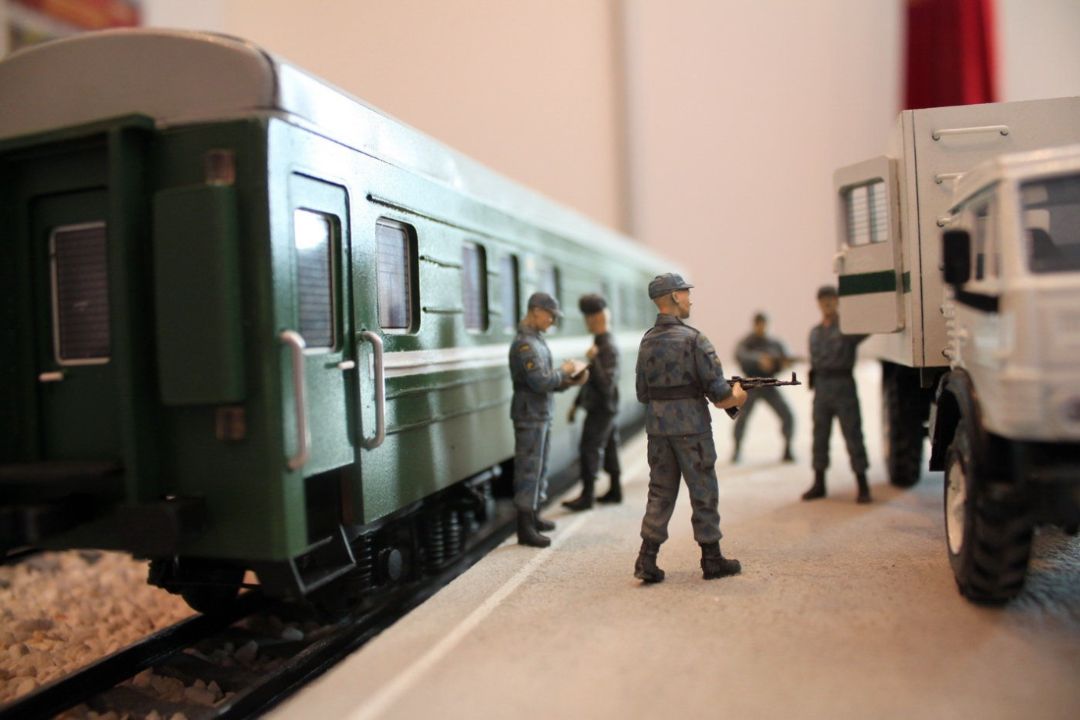 Макет ЖД станции