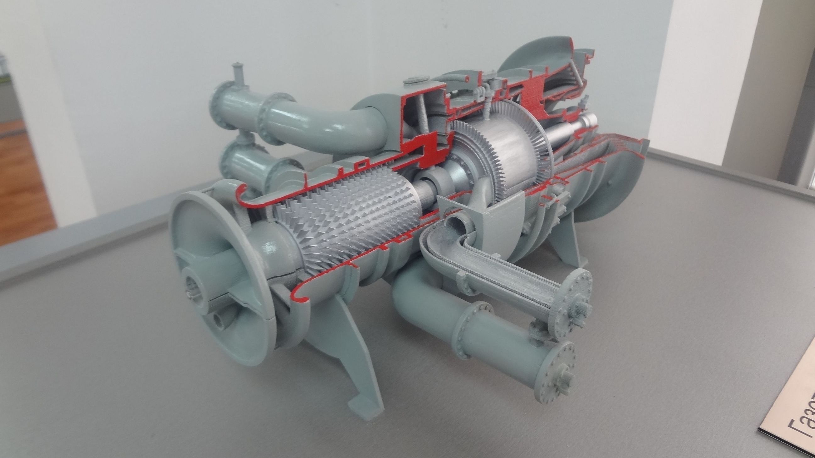 Макет двигателя ГПА