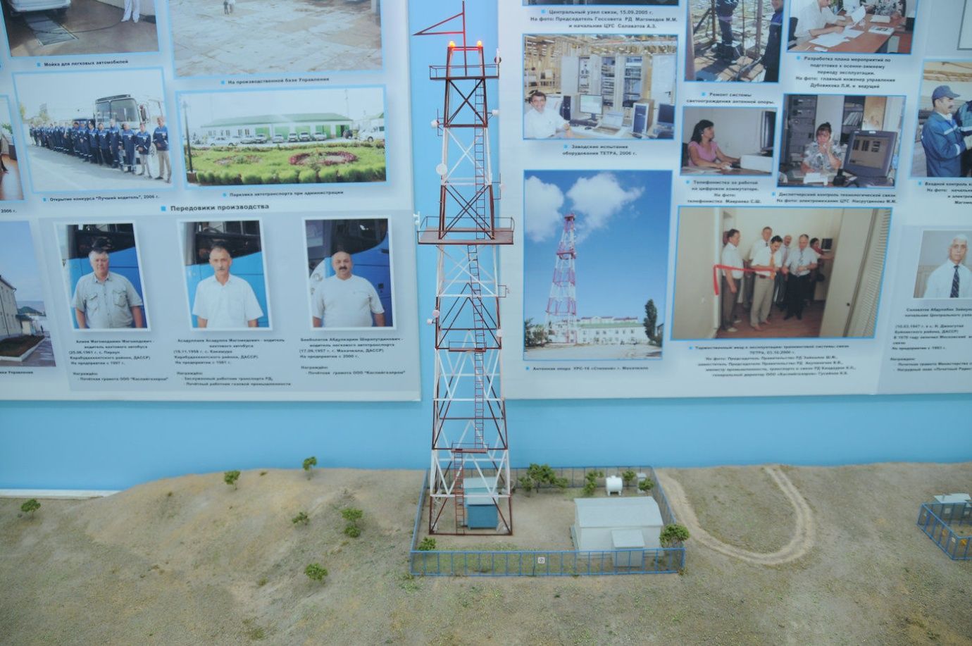 Макет нефтегазового оборудования