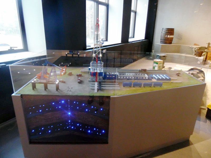 Макет линейной части газопровода