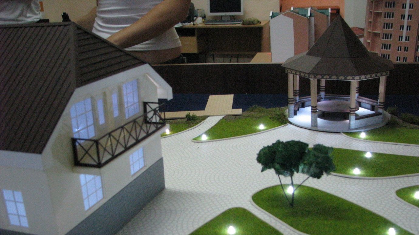 Макет жилого комплекса