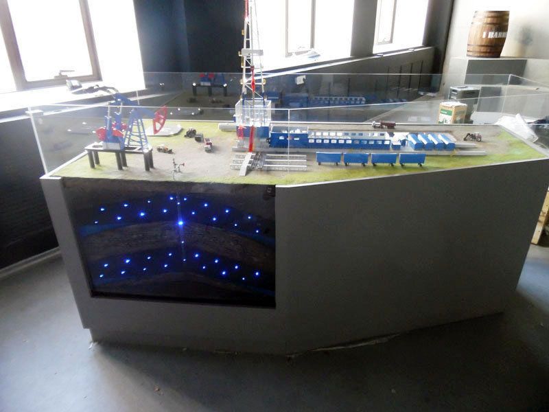 Макет линейной части магистрального газопровода