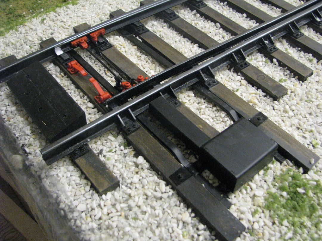 Макет стрелочного перевода