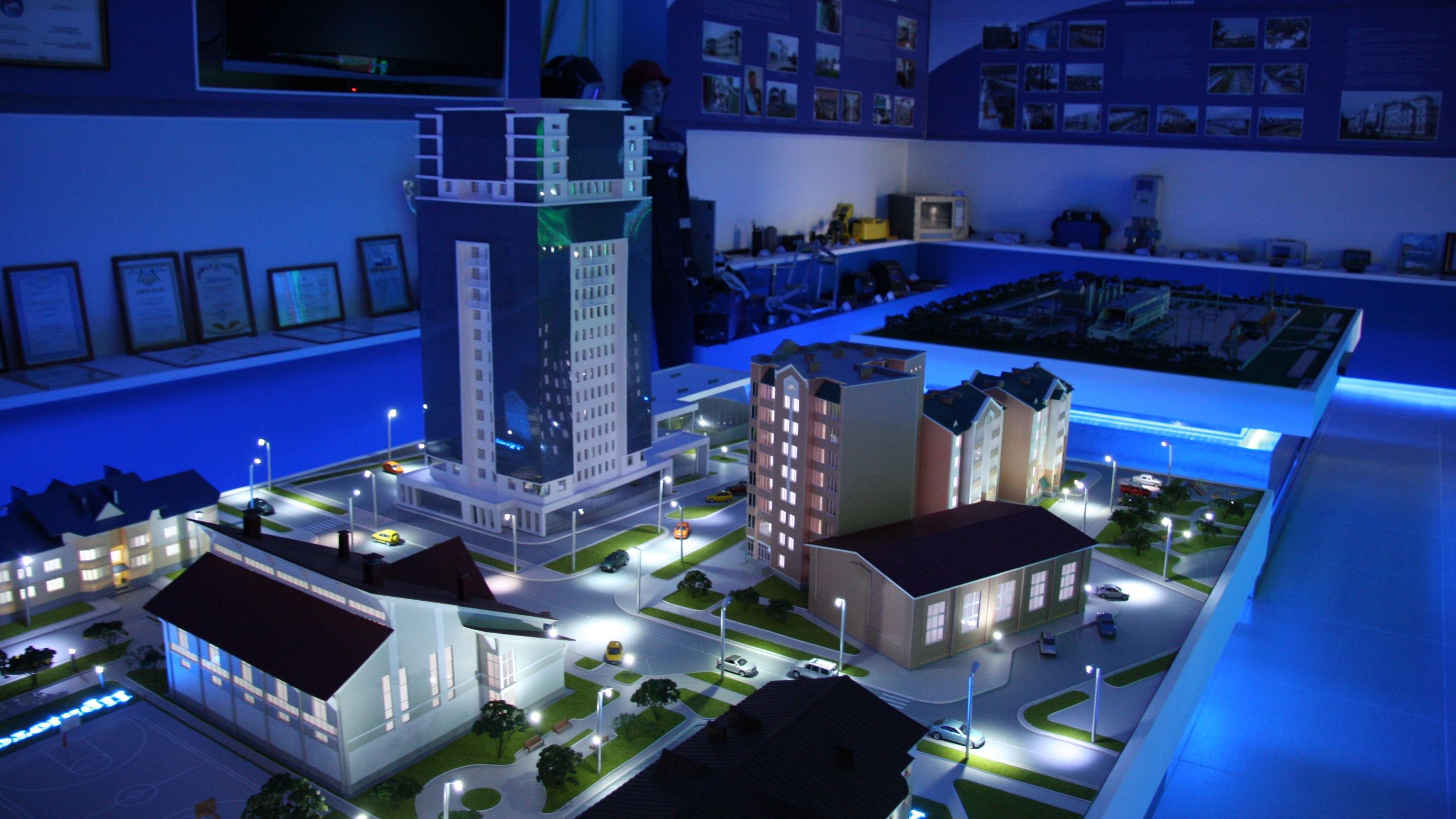 Макет жилого комплекса