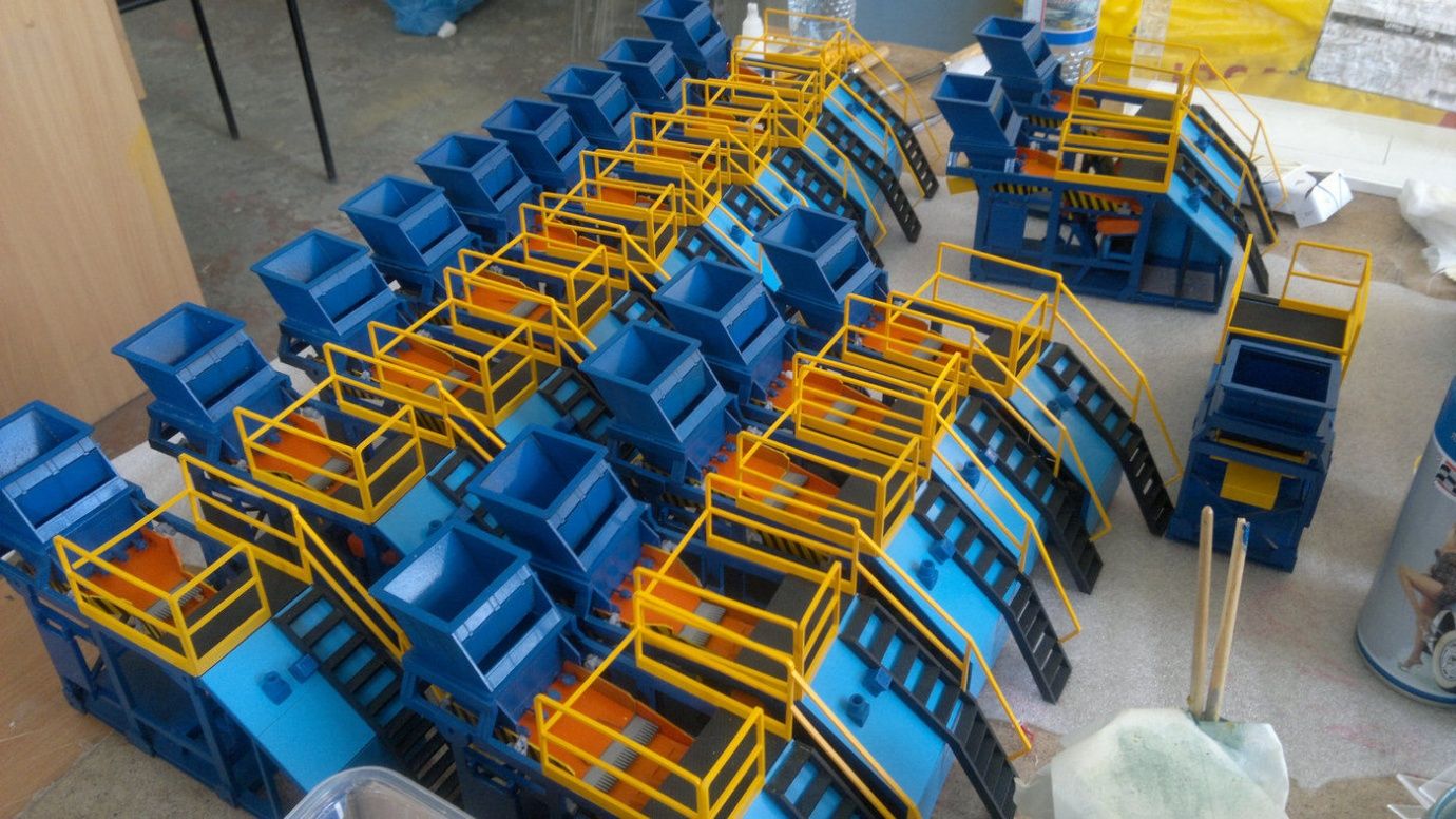 Макет оборудования в масштабе 1:1