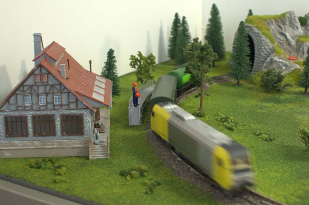 Макет ЖД станции