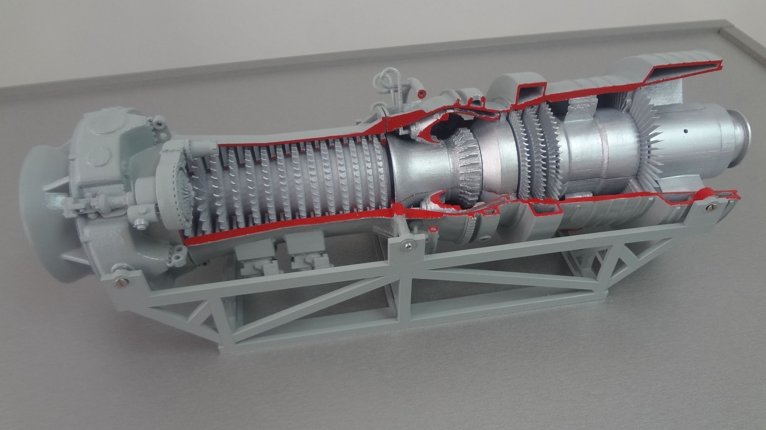 Макет двигателя ГПА