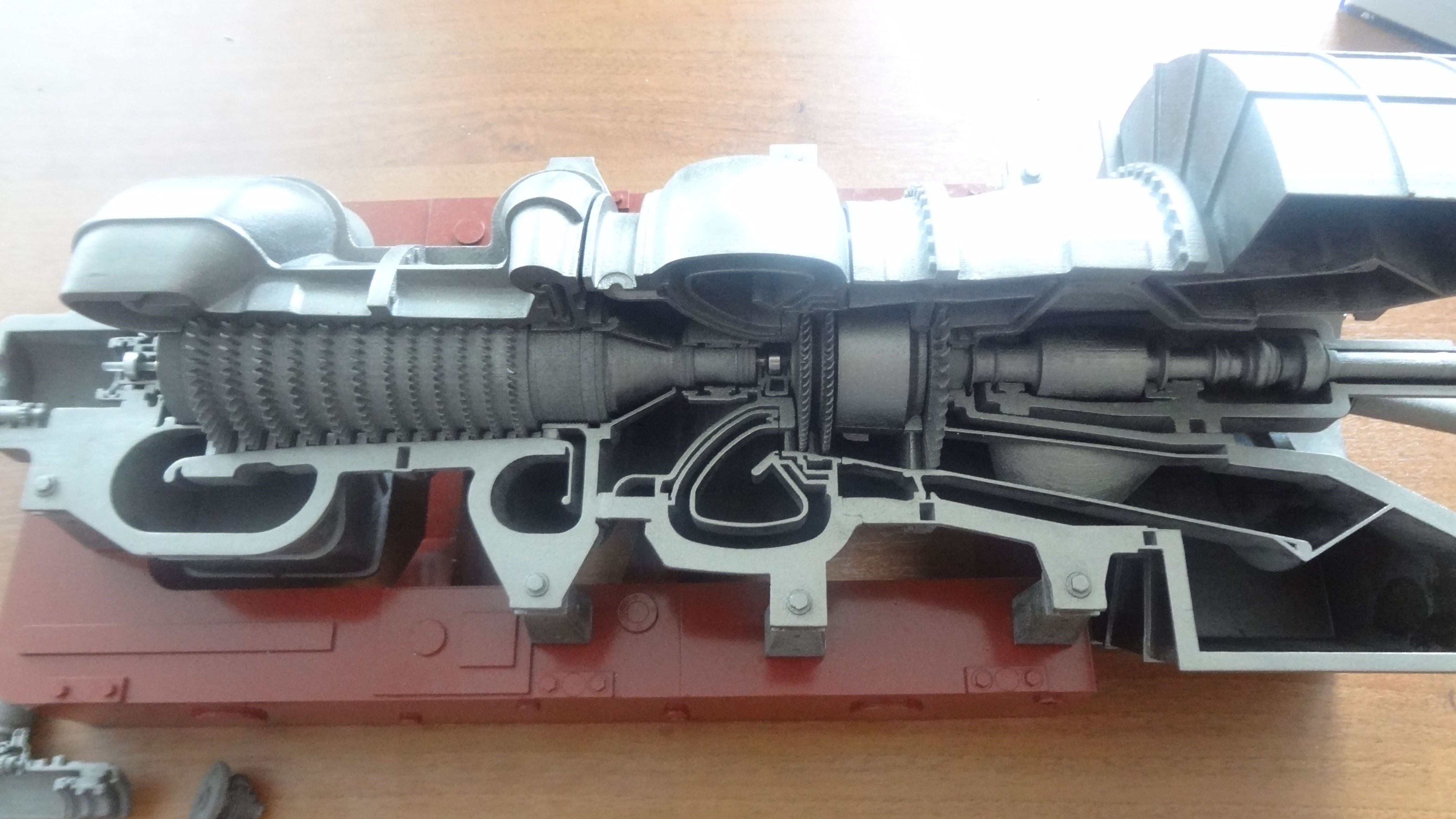 Макет двигателя ГПА