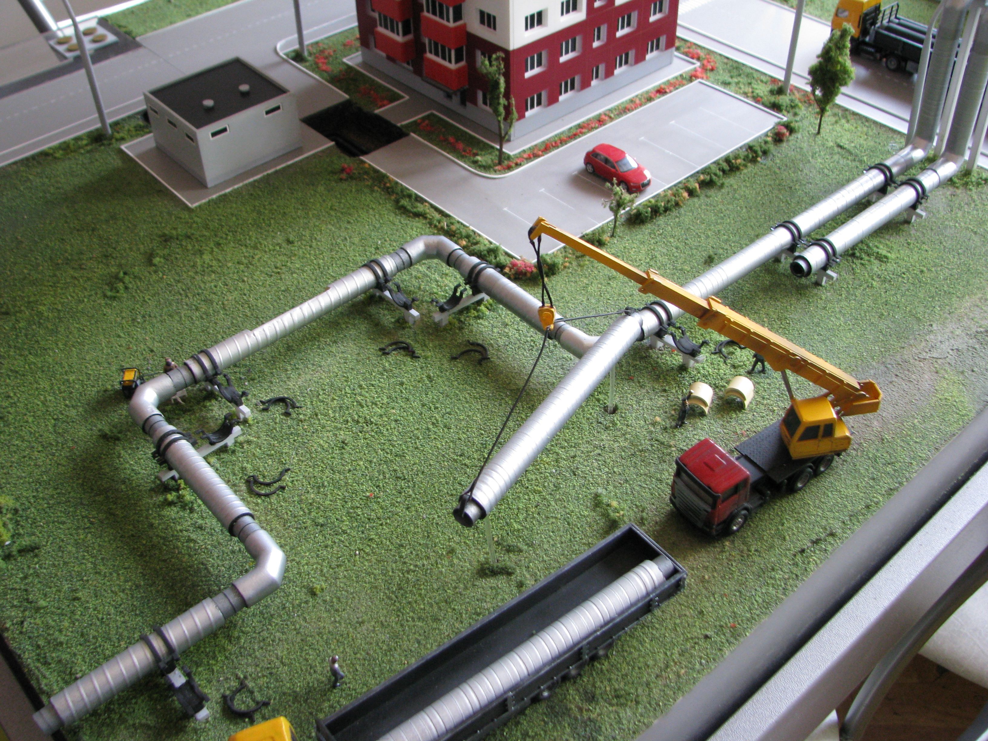 Макет нефтегазового оборудования