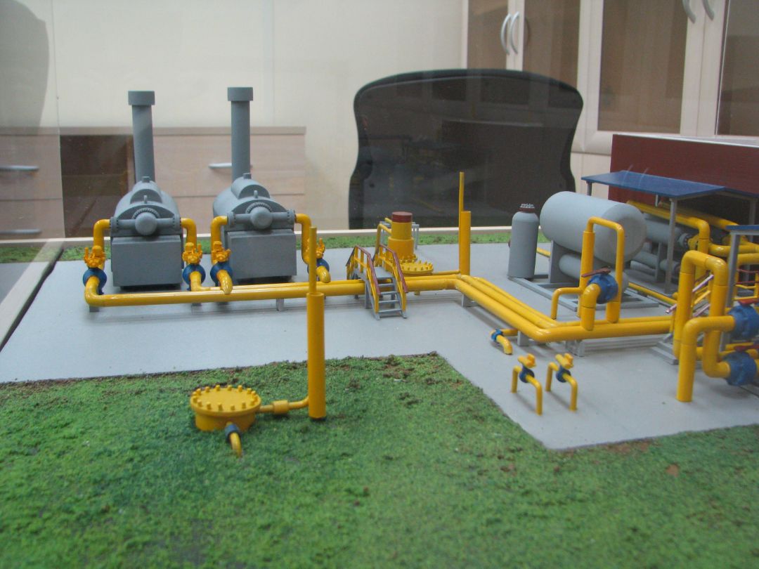 Макет блока подготовки газа